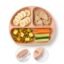 a baby cherry - Suction Plates for Baby & Toddler | Silicone Plates for Babies | BPA Free | Divided Plate for Kids Self Feeding 6M ~24 M