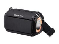 amazon basics Bluetooth 9W Speaker, with TWS Function, Powerful Bass, BT 5.1, MicroSD Card Slot, AUX Input, RGB Lights, USB Support, and in-Built Noise Cancelling Mic (Black)