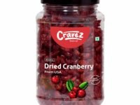cravez Premium Cranberry - 500 Gram|High Antioxidants, Dietary Fiber & No Gluten, Antioxidant Rich|Immunity Booster & Healthy Snack|Sweet Berries|Diwali Dry Fruit Gift Box For Family And Friends