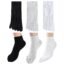 100% Pure Organic Cotton Mid Calf Length Five Finger Toe Socks For Men & Women, Stylish Fit, Black, Grey, White,(Size UK-3-UK8)