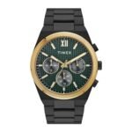 TIMEX Analog Watch for Men Available in Multicolor Dial & Silver Stainless Steel Bracelet Band - Water Resistant Wrist Watches