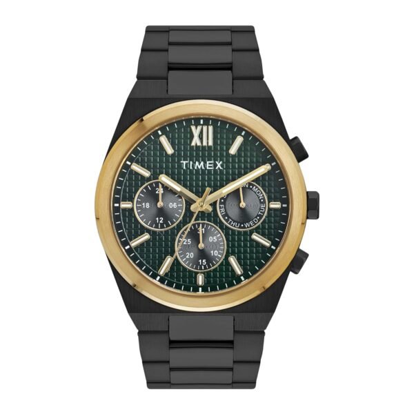TIMEX Analog Watch for Men Available in Multicolor Dial & Silver Stainless Steel Bracelet Band - Water Resistant Wrist Watches
