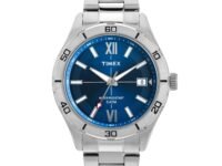 TIMEX Analog Watch for Men Available in Multicolor Dial & Silver Stainless Steel Bracelet Band - Water Resistant Wrist Watches
