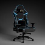 Green Soul Monster Ultimate Series S | Multi-Functional Ergonomic Gaming & OfficeChair | Premium Spandex & PU Leather Fabric | Adjustable Neck, Lumbar Pillow | 4D Adjustable Armrests (Black Blue)