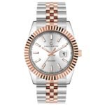 Carlington Analog Men's Watch with Stainless Steel Chain Strap, Multi-Color Dial Options, Premium Gift Watch for Men – Stylish Casual & Formal Wrist Watch - CT 8811