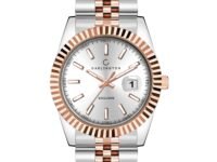 Carlington Analog Men's Watch with Stainless Steel Chain Strap, Multi-Color Dial Options, Premium Gift Watch for Men – Stylish Casual & Formal Wrist Watch - CT 8811