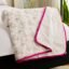 Story@Home Dohar Double Bed Cotton 100% | 150GSM 225 x240 cm Quilt AC Blanket for Summer | AC Comforter Double Bed | Baby Pink & White, Floral Reversible Design Duvet | All-Season Blanket