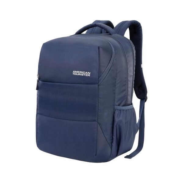 American Tourister Valex+ | 36L Backpack | 17" Laptop Bag | 3 Compartments | College & Office Backpack for Men and Women| Blue | 1 Yr Global Warranty