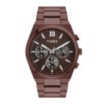 TIMEX Analog Watch for Men Available in Multicolor Dial & Silver Stainless Steel Bracelet Band - Water Resistant Wrist Watches