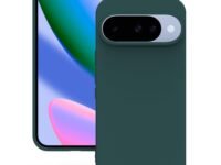 YATWIN Silicone Back Case for Google Pixel 10/10 Pro, Soft-Touch, Shockproof Phone Back Cover for Google Pixel 10/10 Pro - Dark Green