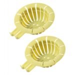 2 Pieces Kitchen Sink Strainer Antiodor Cute Drain Stopper Sink Drain Basket Green