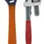 ACHRO Open End Combo Kit of 14 Inch Pipe Wrench and 12 Inch Adjustable Wrench (Large)