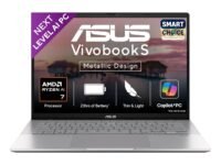 ASUS Vivobook S14,Smartchoice,AMD Ryzen AI 7 350,16GB RAM,1TB SSD,OLED, 14",Windows 11, Office24, M365 Basic (1Yr)*,Cool Silver,1.4Kg,M3407KA-SF048WS,50Tops,Metallic Design,Next-Gen AI Laptop,Copilot+