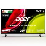 Acer 100 cm (40 inches) Ultra I Series FHD Smart LED Google TV AR40FDGGU2841BD