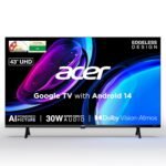 Acer 108 cm (43 inches) Ultra I Series 4K Ultra HD Smart LED Google TV AR43UDGGU2875BD