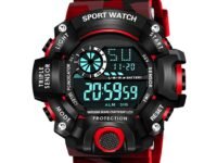 Acnos® Premium Brand - A Digital Watch Shockproof Multi-Functional Automatic 5 Color Army Strap Waterproof Digital Sports Watch for Men's Kids Watch for Boys Watch for Men Pack of 1