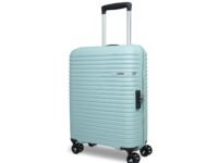 American Tourister Liftoff+|Small Size Cabin Trolley Bag (55 cm) for Travel|360° 8 Wheel Spinner Travel Luggage|Hard Case Polypropylene (PP) Suitcase|Mounted TSA Lock|Seafoam Blue