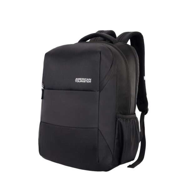 American Tourister Valex+ | 36L Backpack | 17" Laptop Bag | 3 Compartments | College & Office Backpack for Men and Women | Black | 1 Yr Global Warranty