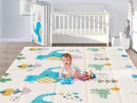 Anti-skid Thicken Foldable Foam Baby Play Mat Early Learning Cognitive Playmat For Large Mats Double Side Soft Baby Play Crawl Floor Mat Waterproof Portable Outdoor/Indoor Use (Multicolor)