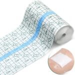 Anzailala Waterproof Stretch Adhesive Bandage Transparent Tape (15cm * 2m) | Clear breathable shower shield film, flexible tattoo aftercare bandage and dressing tape.