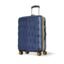 Aristocrat Comet Large Polycarbonate Hard Case 8-Wheel Trolley Bag, Blue | Durable Case, Spacious Interiors, Combination Lock, Sturdy Zipper, Lightweight Travel Luggage, 3-Year Global Warranty