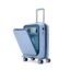 Aristocrat Solana Cabin Trolley Bag 53cm | Small | Hard Luggage | 8-Wheel Suitcase with Laptop Compartment for Business Travel | TSA Lock with Anti-Theft Zipper | 3 Years International Warranty (Blue)