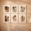 Art Street Decorative White Premium Set of 6 Wall Photo Frames (6X8 Inches Picture Size matted to 4x6 Inches).
