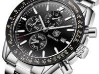 BENYAR Men's Luxury Chronograph Watch – Business, Casual | Quartz Movement with Date Display | Stylish Wristwatch | Gift for Men
