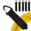 BONZELLA 5 Pcs Heavy Duty Hook and Loop Straps, 16 Inch Hook and Loop Carrying Storage Strap for Cable, Wire, Rope, Hose, Multipurpose Adjustable Extension Cable Organiser & Hanging up to 22 kg (5)