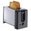 Bajaj ATX 3 750-Watt Pop-up Toaster | Electric Toaster | 2-Slice Automatic Pop up Toaster| Dust Cover & Slide Out Crumb Tray | 6-Level Browning Controls | 2 Year Warranty by Bajaj 【Black/Silver】
