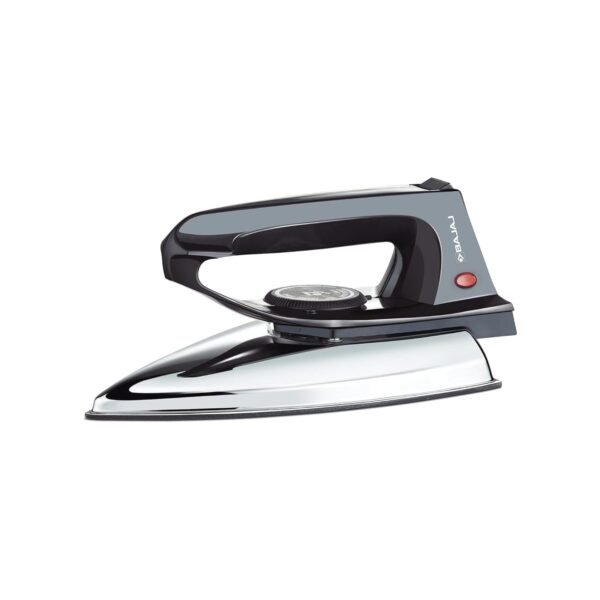 Bajaj DX-2 600W Dry Iron | Advance Soleplate And Anti-Bacterial German Coating Technology | 180 Degree Swivel Cord | Cool Touch Handle | 2-Yrs Warranty 【Black】