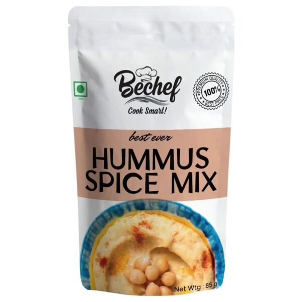 Bechef Hummus Spice Mix : Make delicious Arabian Cuisine Hummus every time with Bechef Masala Mix : 85 G || Garnish Dishes || Better Digestive Health