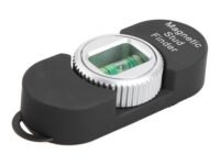 CALANDIS Magnetic Stud Finder Pocket Sized, Powerful Drywall Screw and Nail Locator Black_A