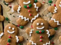 Cake Decor 6 Pcs Gingerbread Man Cookie Cutter Set, Plastic Biscuit, Pastry, Fondant & Cake Cutter, Food-Grade, Durable & Reusable Baking Tool for Floral-Themed Baking & Cake Decorating