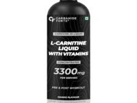 Carbamide Forte L-Carnitine Liquid 3300mg Per Serving | L Carnitine Supplement For Fat Burn, Muscle Recovery & Energy | Pre & Post Workout Supplements With Added Vitamins | Mango Flavour - 450ml