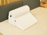 CareFoam Memory Foam Wedge Pillow for Bed with Adjustable Headrest | 2 Years Warranty | 20 x 20 x 12 Inch | Orthopedic Back Support Cushion for Acid Reflux GERD Snoring Reading Sleeping Leg Elevation