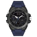 Carlington Analog-Digital Sports Watch Chronograph, Dual Time,Alarm, Stopwatch, Calendar, Water-Resistant, Shock-Resistant, Back Light Display. The Perfect Watch for Men-CT9140 Series