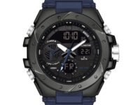 Carlington Analog-Digital Sports Watch Chronograph, Dual Time,Alarm, Stopwatch, Calendar, Water-Resistant, Shock-Resistant, Back Light Display. The Perfect Watch for Men-CT9140 Series