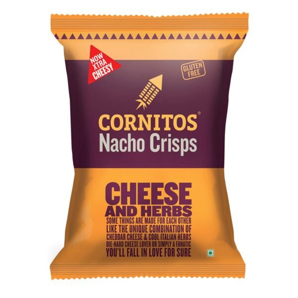 Cornitos cheese & herbs nachos chips 55g