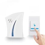 Crasts Wireless Doorbell Kit Over 250 Feet Range 32 Rings Door Bell Chime Cordless Calling Remote Control Door Bell Ideal for Home,Shop,Office (Multicolour)