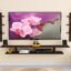 DAS TV Unit Volker Engineered Wood TV Entertainment Unit Stand Set Top Box Stand for Living Room and Office Walls Flowery Wenge Large (Ideal for up to 55") Screen