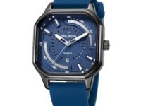 Daniel Hechter Paris Rivoli Collection Modern Analog Watch for Men with Octagon Dial and Silicon Band-DHM1003