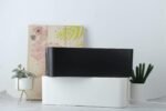 Desk Organizer for Office Hone Work Place use Cable Wire Organizer (Plain Black 40 * 15.5 * 13.5 cm, Black)