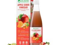 Dr. Vaidya Apple Cider Vinegar Juice | Natural ACV Juice for Weight Loss & Detox | Aids Digestion & Gut Health | Metabolism Booster | ACV Detox Drink Fat Burner for Men & Women | 450ml, Pack of 1