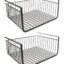 EITHEO Under Shelf Storage Basket Combo(12+12 Inch) - Maximize Kitchen Space with Powder Coated Under Cabinet Storage Organizer | 12+12 Inch Size(Pack of 2)