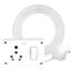 ELEGANT CASA 6+16 Amp Electric Extension Board with Cord 1 Socket with Individual Switch for Small and Large Appliances with 16 Amp Plug Top 3 Core 2.5 Mm, 3 Meter Copper Wire