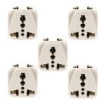FREE SPIRIT 3-Pin US Multiplug Type-B, Compact and Versatile Electrical Adapter for Home and Office Use, Durable and Easy to Use