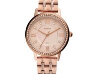 Fossil Gwen Analogue Women's Watch (Gold Dial Womens Standard Colored)-Es4879 Gold Plated, Gold Strap - Gold-Plated