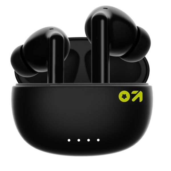 GOBOULT W20 Truly Wireless in Ear Earbuds with 40H Playtime, Zen™ ENC Mic, 45ms Low Latency, 13mm Bass Drivers, Type-C Fast Charging, Touch Controls, IPX5 Ear Buds TWS (Space Black)