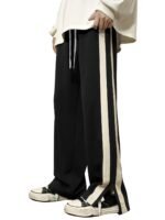 GRECIILOOKS Men’s Baggy Track Pants | Oversized Loose Fit Joggers for Men | Comfortable Streetwear & Gym Wear Lower | Casual Stylish Track Pant
